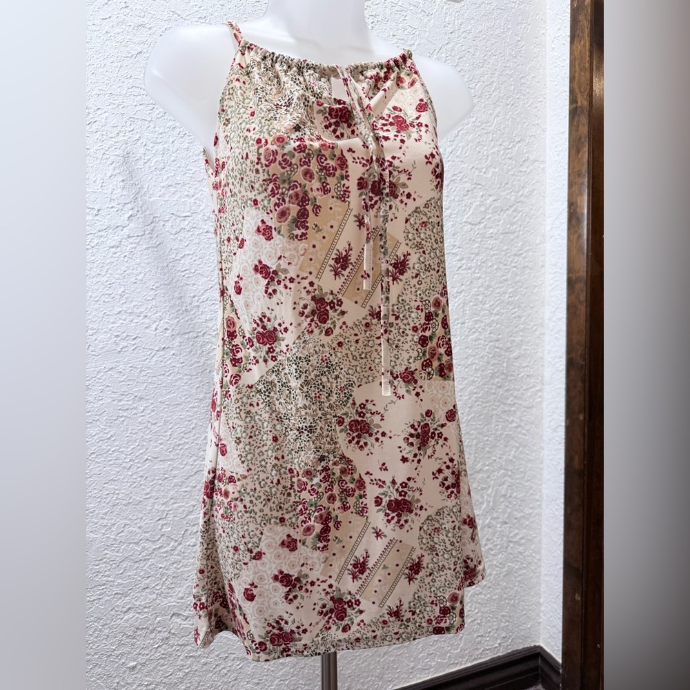Elegant Vintage Floral Midi Dress - Picture 7 of 7